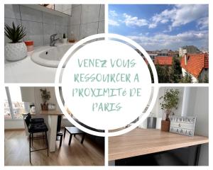 Appartements Studio Lumineux- a 15 min de Paris : Appartement 1 Chambre