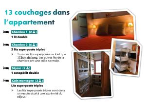 Appartements RisoulSki Antares - Piscine et Sauna : photos des chambres