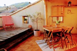 Maisons de vacances La Terrasse d'Olea, au coeur du village : photos des chambres