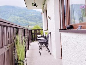 Studio 2-pokojowe z balkonem z widokiem na góry