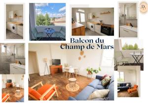 Appartements Balcon du Champ de Mars - Wifi / Parking : Appartement 2 Chambres