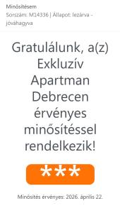 Exkluzív Apartman Debrecen