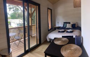 Maisons de vacances 2 Studios a Carreyre Lacanau 300m du Lac : photos des chambres