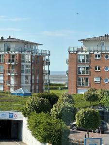 Traumhafte Ferienwohnung "Seeperle" in Cuxhaven - Duhnen mit Teilseeblick in 1A Lage