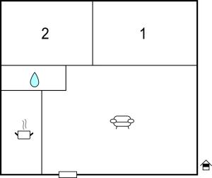 Ferienhaus mit 2 Schlafzimmern