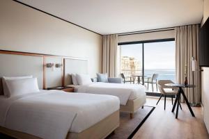 Hotels Riviera Marriott Hotel La Porte De Monaco : Chambre Lits Jumeaux Prestige avec Balcon - Vue sur Mer