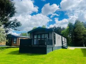 Silver Wood Lodge with Hot Tub - Allerthorpe