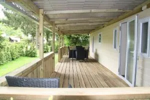 Chalet with large veranda 6p centrally located in National Park, Swimming pool - Oude Willem