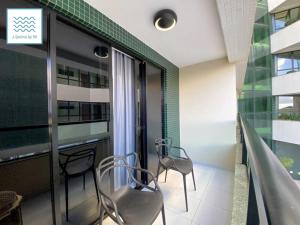 Flat Luxuoso-Piscina, Praia e Serviço de Camareira