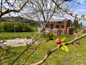 Chalets Tiny House dans jardin prive a la campagne : photos des chambres