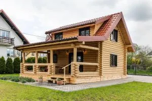 Domek Całoroczny z Bali na Mazurach z Balią Ogrodową 6 Osobowy - Upałty