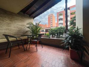 Spacious balcony inside your own private studio