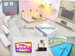 Arang Homestay14pax 4room(BBQ)(Kbox)Near to Beach - Kampong Paya