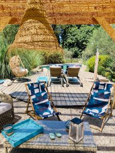 Maisons de vacances Le Nid de la Huppe : photos des chambres