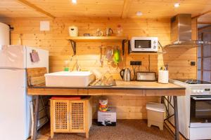 Chalets Eco Chalet avec Grande Terrasse : photos des chambres