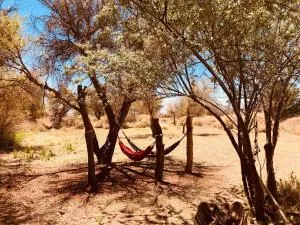 Refugio Andino con vista al volcán. - Sólor