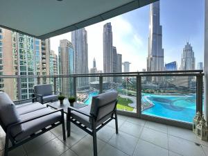 Durrani Homes - Supreme 5BR besides Dubai Mall With Burj Khalifa and Fountain view