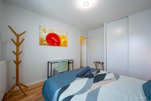 Appartements Le Saint Exupery - T3 Centre Ville Avec Balcon + Parking Gratuit : photos des chambres