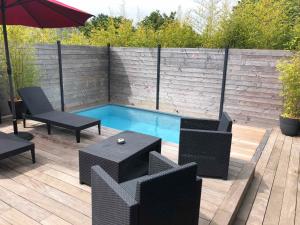 Loft privatisé avec spa XXL et piscine chauffée