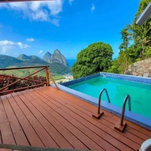 $1MIL Luxury Villa PITON VIEW - Colombette Villa - 卡纳里斯