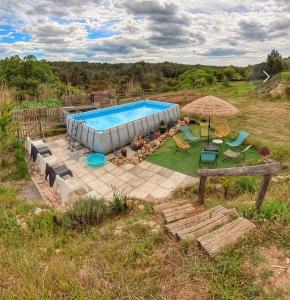 Maisons de vacances Le Jardin Suspendu Gite avec piscine et jacuzzi pour 13 personnes : photos des chambres