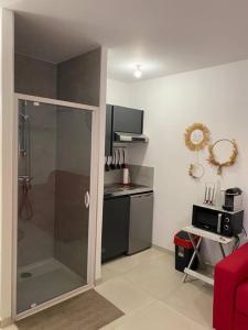 Appartements Studio neuf avec acces piscine : photos des chambres