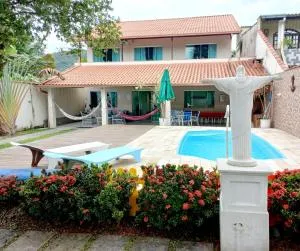Linda casa com piscina aquecida e ar condicionado a 1h do RJ - 瓜皮米林