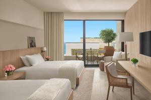 Deluxe Queen Room with Garden View and Balcony room in The Bodrum EDITION