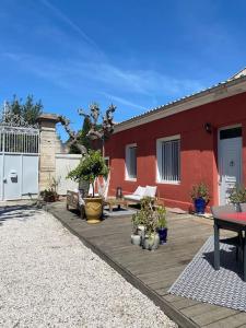 Villas Maison Dreux piscine centre ville Serignan : photos des chambres