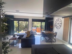 Golden residence with heated pool