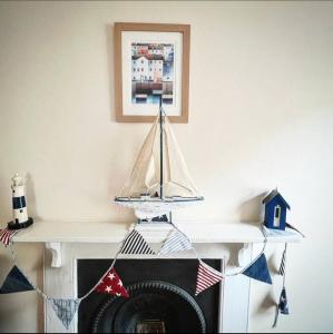 Hazel bank holiday overlooking the river dart