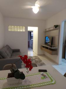 Apto aconchegante pé na areia