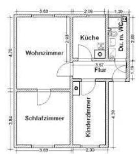 Wohnung 2 Alleinnutzung 6 Personen