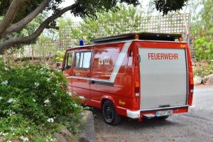 Conny, a Mercedes Firefighter Camper Van
