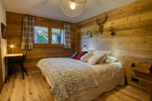 Maisons de vacances chalet l'Orignal 145m2, 10pers, pied de piste,SPA : photos des chambres