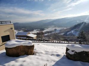 Maisons de vacances Maison avec vue 180° sur le Beaujolais : photos des chambres