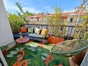 Cozy roof terrace near Promenade des Anglais - AC - Saint-Philippe