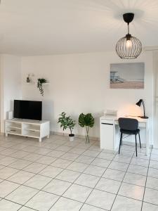 Bright apartment with balcony in Brig city centre