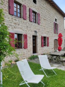 Maisons de vacances Se reconnecter a la nature au gite 3 etoiles de Montager a Saint Andre de Chalencon : photos des chambres