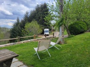 Maisons de vacances Se reconnecter a la nature au gite 3 etoiles de Montager a Saint Andre de Chalencon : photos des chambres