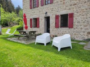 Maisons de vacances Se reconnecter a la nature au gite 3 etoiles de Montager a Saint Andre de Chalencon : photos des chambres