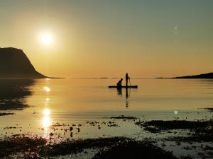Rystad midnight sun and nature