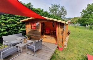 Tentes de luxe Le Mas de l'Ibie Bleue : photos des chambres