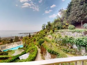 Grand 3P climatisé avec terrasses, piscine et parkings à Menton - FR-1-196-331 - Грімальді