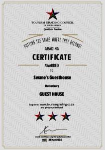 Swane’s guesthouse.