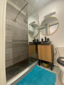 Appartements F2 moderne proche Paris : photos des chambres