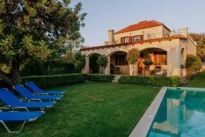 Villa Arianna With Breathtaking View Near Rethymno - Vederoi