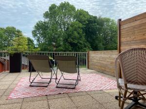 Hotels Logis Hotel - Le Relais De Montigny : Chambre Double avec Terrasse