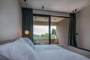 Luxury beachside villa with a pool and a sea view