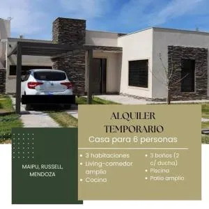 Casa con piscina en Maipú, Mendoza - General Ortega